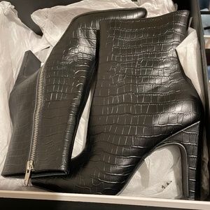 Black Booties Size 38